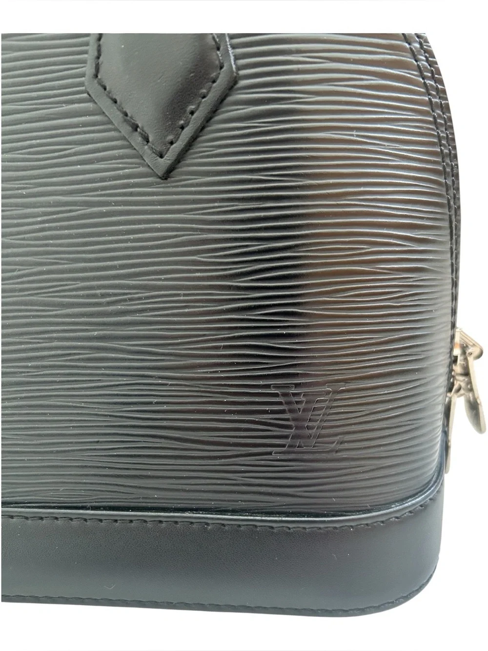 Louis Vuitton Black Epi BB Alma